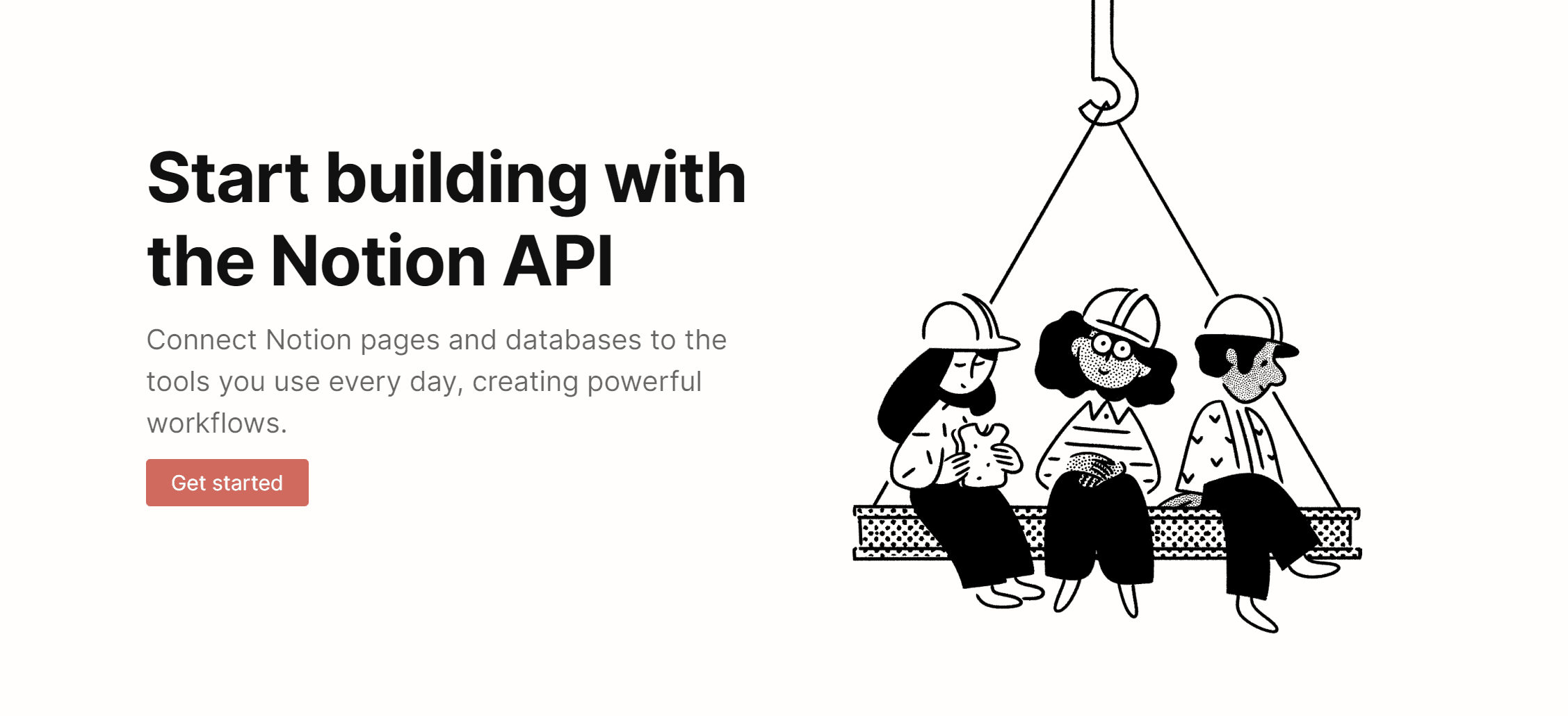 Notion page being used as a CMS for a website